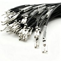 Kabel Harness Tunggal Kustom dengan Terminal Crimp Spade & Pelindung Isolasi Transparan untuk Koneksi Internal Peralatan Rumah Tangga