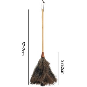 <span class=keywords><strong>Plumeau</strong></span> portatif <span class=keywords><strong>lavable</strong></span> <span class=keywords><strong>plumeau</strong></span> de nettoyage doux manche en bambou <span class=keywords><strong>plumeau</strong></span> d'autruche fabriqué en Chine - Product Image 2