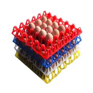 Factory Price Stackable 30 hole plastic Chicken egg transport crates for chicken poultry farming