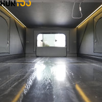 Huntoo Camper para Camioneta, Caravana Manual Desplegable para Plataforma de Camioneta, Carcasa de Camper, Tienda de Campaña Todoterreno para Toyota Tacoma