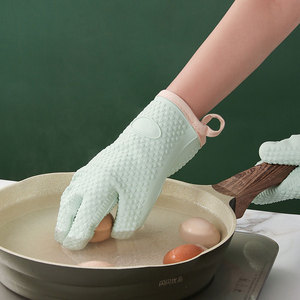Gants <span class=keywords><strong>de</strong></span> <span class=keywords><strong>cuisine</strong></span> pour le barbecue, 1 ensemble, tapis résistant à la chaleur, Mini mitons en Silicone, antidérapants, <span class=keywords><strong>cuisine</strong></span>, cuisson, BBQ - Product Image 2