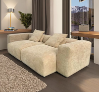 Assurance qualité Canapés modulaires souples Canapé élégant pour salon et bureau Pièces amovibles confortables