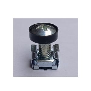 50 pezzi in acciaio al carbonio rivestimento di zinco gabbia dadi e gabbia a vite M6 + cremagliera viti M6x16 - Product Image 2