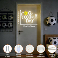 Neonawall – Lumières LED Dimmables USB pour Jour et Nuit, Décoration Murale pour Bar, Chambre, Fête de Football, Salle de Jeu, Cadeau