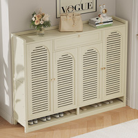 Nouvelle armoire à chaussures en bambou, style minimaliste moderne, rangement pour la maison, entrée, couloir, escalier, étagère à chaussures