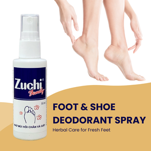 Zuchi 50ml Fragancia suave Zapato Desodorante Spray Hidratante con efecto blanqueador Ambientador para mantener los pies secos - Product Image 4