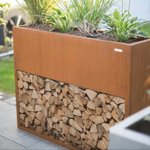 Rustic Corten Steel Plant Containers Different Shape Flower Pots Corten Steel <b>Planter</b> Weather Resistant Flower <b>Boxes</b> - Product Image 1