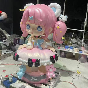 Escultura de Resina de Fibra de Vidrio con Diseño de Dibujos Animados, Tamaño Grande, Generación 4, Keeno, para Decoración, Novedad 2026 - Product Image 1