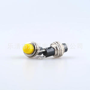 Interruptor de botón redondo Dongsheng 316314 1No 250V Ip40 mecánico para dispositivos electrónicos - Product Image 3