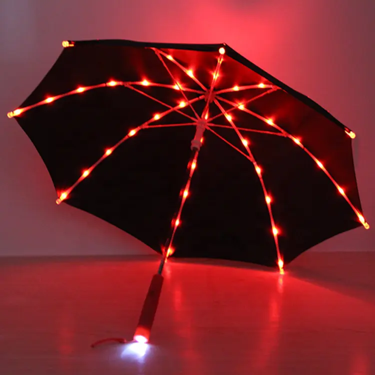Neue Erfindung Meisten Verkauf Produkt In Alibaba Led-leuchten String Regenschirm