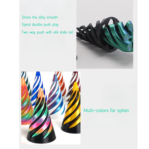 Giocattolo Antistress Stampato in 3D, Ornamento da Scrivania, Spinner Anti-Ansia, Piramide a Spirale per Casa e Ufficio - Product Image 2