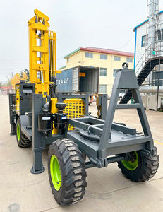 100m 200m 크롤러/휠 장착형 수직 시추기, 수중 시추용 공기 압축기 포함 - Product Image 2