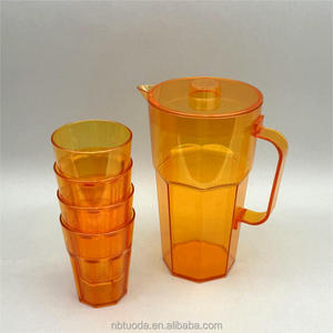 Juego <span class=keywords><strong>de</strong></span> jarras <span class=keywords><strong>de</strong></span> agua potable fría <span class=keywords><strong>de</strong></span> gran capacidad, juego <span class=keywords><strong>de</strong></span> jarras <span class=keywords><strong>de</strong></span> plástico PS para bebidas, juego <span class=keywords><strong>de</strong></span> jarra <span class=keywords><strong>de</strong></span> té helado con jugo <span class=keywords><strong>de</strong></span> leche con 4 tazas - Product Image 5