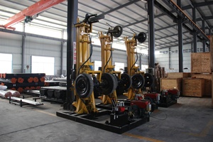 Zhejiang 공장 판매 깊이 휴대용 작은 우물 회전하는 드릴링 리그 기계 가격 명부 - Product Image 5