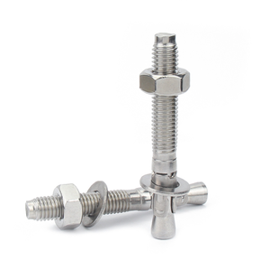 Ancrage à expansion métrique <span class=keywords><strong>en</strong></span> acier inoxydable 304 M12x120, ancrage à coin pour post-tension avec écrous - Product Image 3