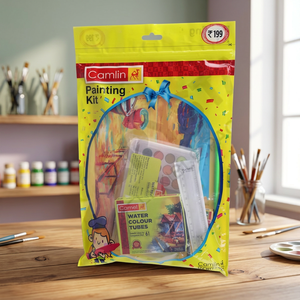 Kit de Pintura de Acuarelas, Suministros de Arte, Set de Regalo, Contenedores de Cristal, Impresión Personalizada, Bolsa Reutilizable con Cierre, BOPP - Product Image 2