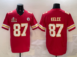 Parches Bordados Personalizados para Hombre, Venta al por Mayor y Gran Demanda en 2025, Parches del Super Bowl # Camisetas de los Chiefs de <span class=keywords><strong>Travis</strong></span> Kelce número 87 - Product Image 4