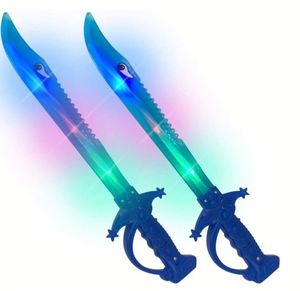 צעצוע חרב כריש זוהרת עם תאורת לד, משחק מסיבה, מוצר קידום מכירות לילדים בנים ובנות - Product Image 1