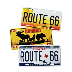 Placas de Matrícula Personalizadas en <span class=keywords><strong>3D</strong></span> con Cualquier Diseño, Número en Blanco, Impresas en Serigrafía, Acabado Mate de Aluminio, Logotipo Personalizado - Product Image 4