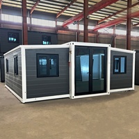 Maison module préfabriquée Maison prête à l'emploi Maison en conteneur extensible de 20 pieds avec 3 chambres à coucher