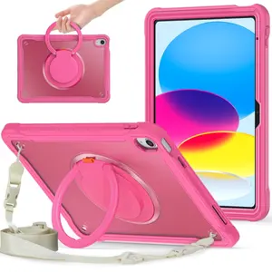 Accessoires pour tablette Étui en TPU pour iPad 10e génération 10.9 pouces Étui Rose