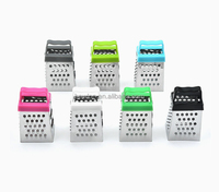 Mini râpe à fromage et légumes en acier inoxydable à quatre faces, éplucheur, trancheur, outil de cuisine, gadgets, hachoir à fruits et légumes