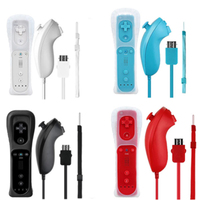 Nunchuck remoto integrado Motion Plus para Nintendo Wii Controller Wii Remote Nunchuck para Wii Motion Controller Gamepad inalámbrico