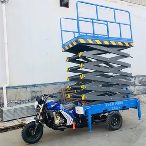 Electric Tricycle Hydraulic Lift 6M 8M 10M Boom Telescopic Lift Lift Aerial Work Manufacturer