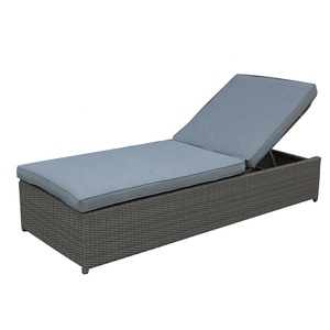 Tumbona de <span class=keywords><strong>piscina</strong></span> al aire libre <span class=keywords><strong>rectangular</strong></span> plegable trasera ajustable de mimbre de aluminio de ocio Joye - Product Image 1