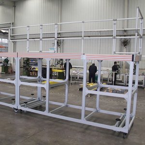 Customized Elevated Inspection <b>Platform</b> 6063 Aluminum Industrial <b>Work</b> <b>Platform</b> With Handrails For Maintenance - Product Image 2