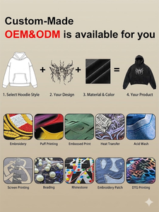 Felpe con Cappuccio Nere Oversize da Uomo, Personalizzabili con Logo, in Pile, Unisex, Etichetta Privata, Taglie Americane, Vendita all'Ingrosso - Product Image 4