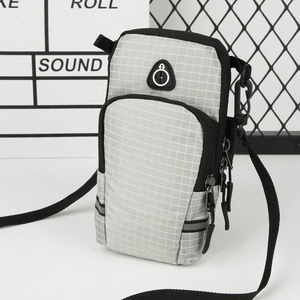 Sac de bras pour téléphone portable personnalisé de 6,7 pouces, jogging, course à pied en plein air, équipement de sport, sac de poignet imperméable en PU léger - Product Image 6