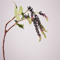 Hot Sale Künstliche Kunststoff Obst Beeren & Berry Branch für Home Hochzeit Weihnachten Abschluss Dekorationen für das chinesische Neujahr