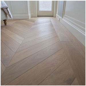 럭셔리 천연 18 mm 다층 화이트 오크 엔지니어링 리얼 하드 우드 아트 셰브론 쪽모이 세공 마루 바닥 - Product Image 3