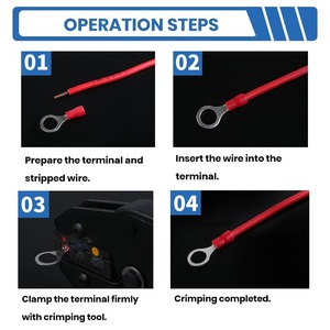 PVC Insulated Wire Electrical Cable <strong>Connectors</strong> Butt Ring Spade Quick Disconnect Crimp <strong>Terminals</strong> <strong>Connectors</strong> Assortment Kit - Product Image 4