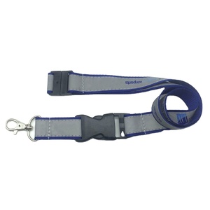 Correa Reflectante de Alta Gama para Cinturón de Seguridad de Avión QM, Impresión Serigráfica, Cordones Reflectantes Personalizados con Logotipo - Product Image 2