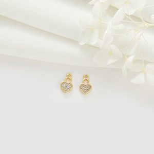 Chuông Giáng Sinh Mạ Vàng 14K Micro Pave CZ Thời Trang Hạt Charm Vòng Tay Tự Làm Nhỏ Để Làm Trang Sức - Product Image 5