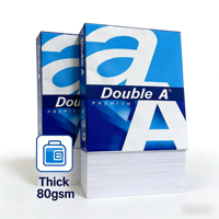 Papier d'impression multifonctionnel en pâte de bois vierge A4 recto-verso blanc 80 g/m² lisse pour bureau et école