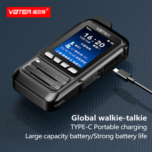 Vbter Dual-Mode Handheld 4G Walkie-Talkie Met Tweerichtingsradio 5000Km Wereldwijde Oproepondersteuning Poc Real <span class=keywords><strong>Ptt</strong></span> Simkaart Intercom Functie - Product Image 2