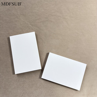 MDFSUB en stock Panneaux photo en Mdf vierges à sublimation de 3x5 ''Cadre photo 12mm d'épaisseur blanc brillant Plaques photo vierges à sublimation