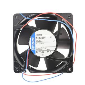 Ventilateur axial de refroidissement pour armoire d'onduleur ebmpapst 4114NH6 12038 120X120X38mm 12cm 24V DC 65W 2.7A à roulement à billes Série 4100N - Product Image 1