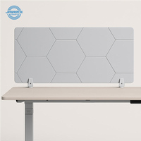 Écran de bureau acoustique en polyester écologique Jagrace, populaire, absorbant le son, insert pour séparateur de bureau, décoration de bureau