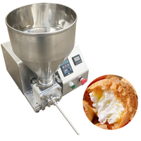 Nouvelle machine de remplissage automatique de crème pour produits de boulangerie, multifonctionnelle, commande tactile, acier inoxydable 304, légère