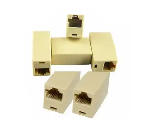 RJ45 Coupler, konektor jaringan adaptor ekstensi Ethernet untuk Cat7/Cat6/Cat5e/Cat5 CABLETOLINK