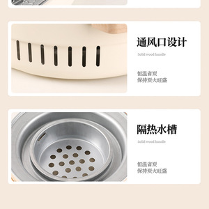 Multifunctional Outdoor Camping Barbecue Grill Portable Smokeless Small Home Stove Metal Rust Proof Detachable - Product Image 5