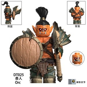 Bloques de Construcción de Plástico para Armar, Serie Medieval Antigua, Juguetes de Fantasía Orca, Ciencia Ficción, 40 Piezas, Oferta Especial para Comercio Exterior - Product Image 5