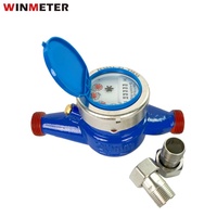 Compteur de débit multi-jets Asia DN20 à cadran sec R160 en fonte IP68 à réglage externe pour conduite d'eau froide, homologué CE, à débit personnalisé