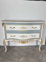 Commode de luxe française, armoire de rangement peinte artistiquement pour salon, entrée, chambre à coucher, décoration de style européen