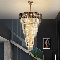 Décoration d'intérieur moderne Salle à manger Salon Hôtel Lampe suspendue en cristal à LED