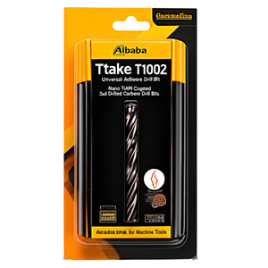Foret universel en carbure Ttake Ta1002, revêtement Nano TiAlN, forets en carbure 3Xd - Product Image 2
